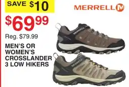 Dunham's Sports MEN'S OR WOMEN'S CROSSLANDER 3 LOW HIKERS offer