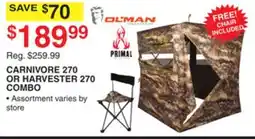 Dunham's Sports CARNIVORE 270 OR HARVESTER 270 COMBO offer