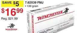 Dunham's Sports 7.62X39 FMJ offer