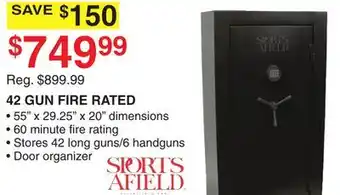 Dunham's Sports 42 GUN FIRE RATED offer