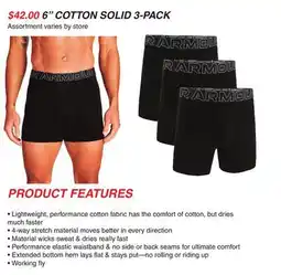 Dunham's Sports 6 COTTON SOLID 3-PACK offer