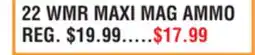 Dunham's Sports 22 WMR MAXI MAG AMMO offer