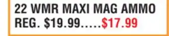 Dunham's Sports 22 WMR MAXI MAG AMMO offer