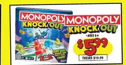 Ollie's MONOPOLY KNOCK OUT KNOCK offer