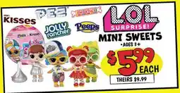 Ollie's L.O.L SURPRISE! MINI SWEETS offer