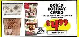Ollie's BOXED HOLIDAY CARDS offer