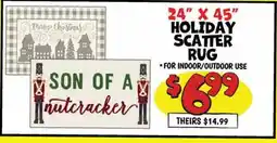 Ollie's 24 x 45 HOLIDAY SCATTER RUG FOR offer