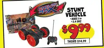 Ollie's CYCLONE MAX STUNT VEHICLE offer