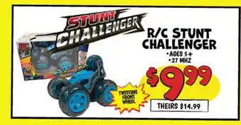 Ollie's STUNT CHALLENGER R/C STUNT CHALLENGER CHALLENGER offer
