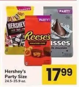 Safeway Hershey's Party Size offer