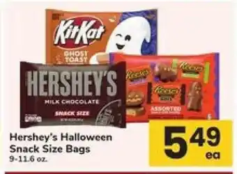 Safeway Hershey's Halloween Snack Size Bags offer