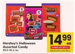 Safeway Hershey's Halloween Assorted Candy offer