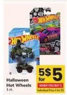 Safeway Halloween Hot Wheels offer