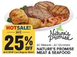 Food Lion Nature's promise meat & seafood offer