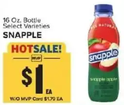 Food Lion Snapple offer