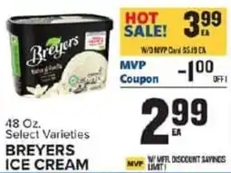 Food Lion Breyers ice cream offer