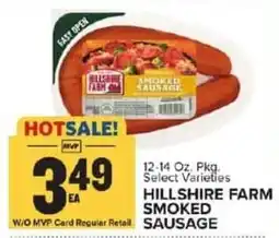 Food Lion Hillshire farm smoked sausage offer