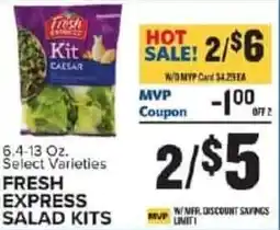 Food Lion Fresh express salad kits offer