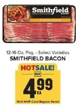 Food Lion Smithfield bacon offer