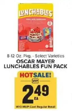 Food Lion Oscar mayer lunchables fun pack offer