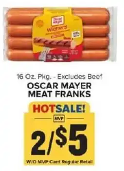 Food Lion Oscar mayer meat franks offer