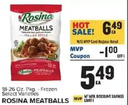 Food Lion Rosina meatballs offer