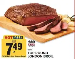 Food Lion Top round london broil offer