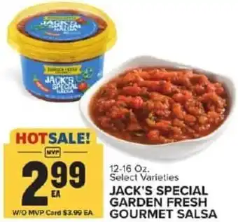 Food Lion Jack's special garden fresh gourmet salsa offer