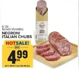 Food Lion Negroni italian chubs offer