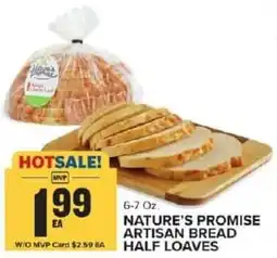 Food Lion Nature's promise artisan bread half loaves offer