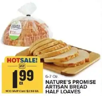 Food Lion Nature's promise artisan bread half loaves offer