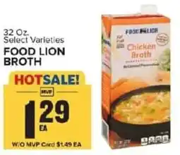 Food Lion Food lion broth offer