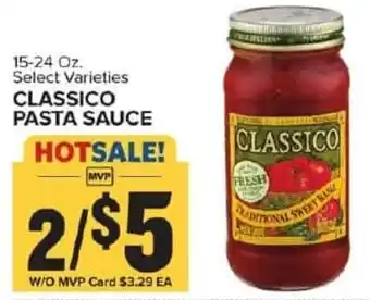Food Lion CLASSICO PASTA SAUCE offer