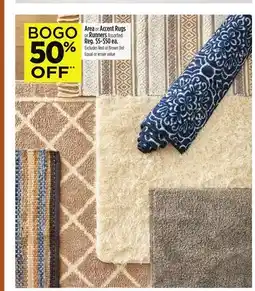 Dollar General Area or Accent Rugs or Runners offer