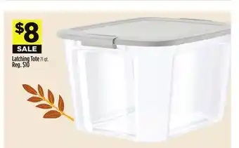 Dollar General Latching Tote offer