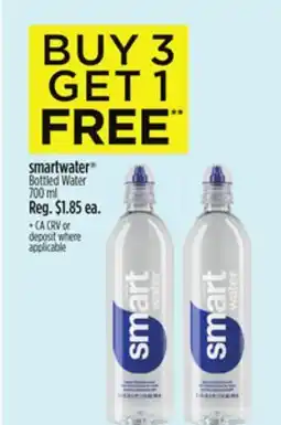 Dollar General smartwater Bottled Water offer