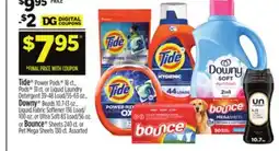 Dollar General Tide , Downy or Bounce offer