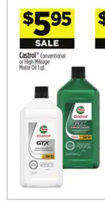Dollar General Castrol Conventional or High Mileage Motor Oil offer