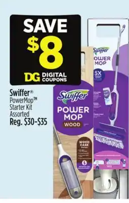 Dollar General Swiffer PowerMop Starter Kit offer