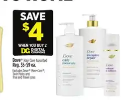 Dollar General Dove Hair Care offer
