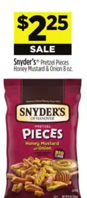 Dollar General Snyder's Pretzel Pieces Honey Mustard & Onion offer