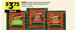 Dollar General Eckrich Smoked Sausage Links Original, Cheddar, Jalapeño & Cheddar or Bacon & Cheddar offer