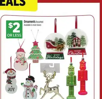 Dollar General Ornaments offer