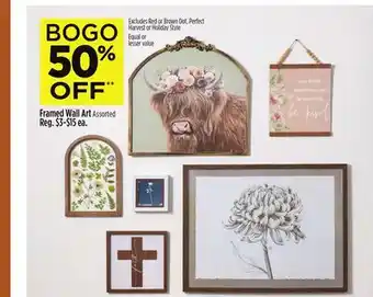 Dollar General Framed Wall Art offer