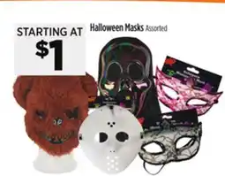 Dollar General Halloween Masks offer