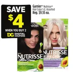 Dollar General Garnier Nutrisse Hair Color offer