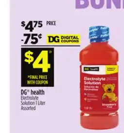 Dollar General DG health Electrolyte Solution offer