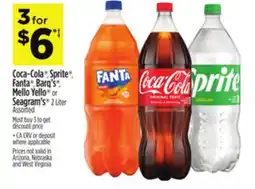 Dollar General Coca-Cola , Sprite , Fanta , Barq's , Mello Yello or Seagram's offer