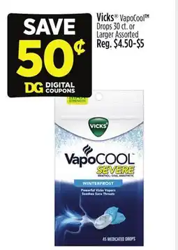 Dollar General Vicks VapoCool Drops offer