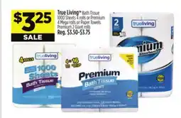 Dollar General True Living Bath Tissue offer
